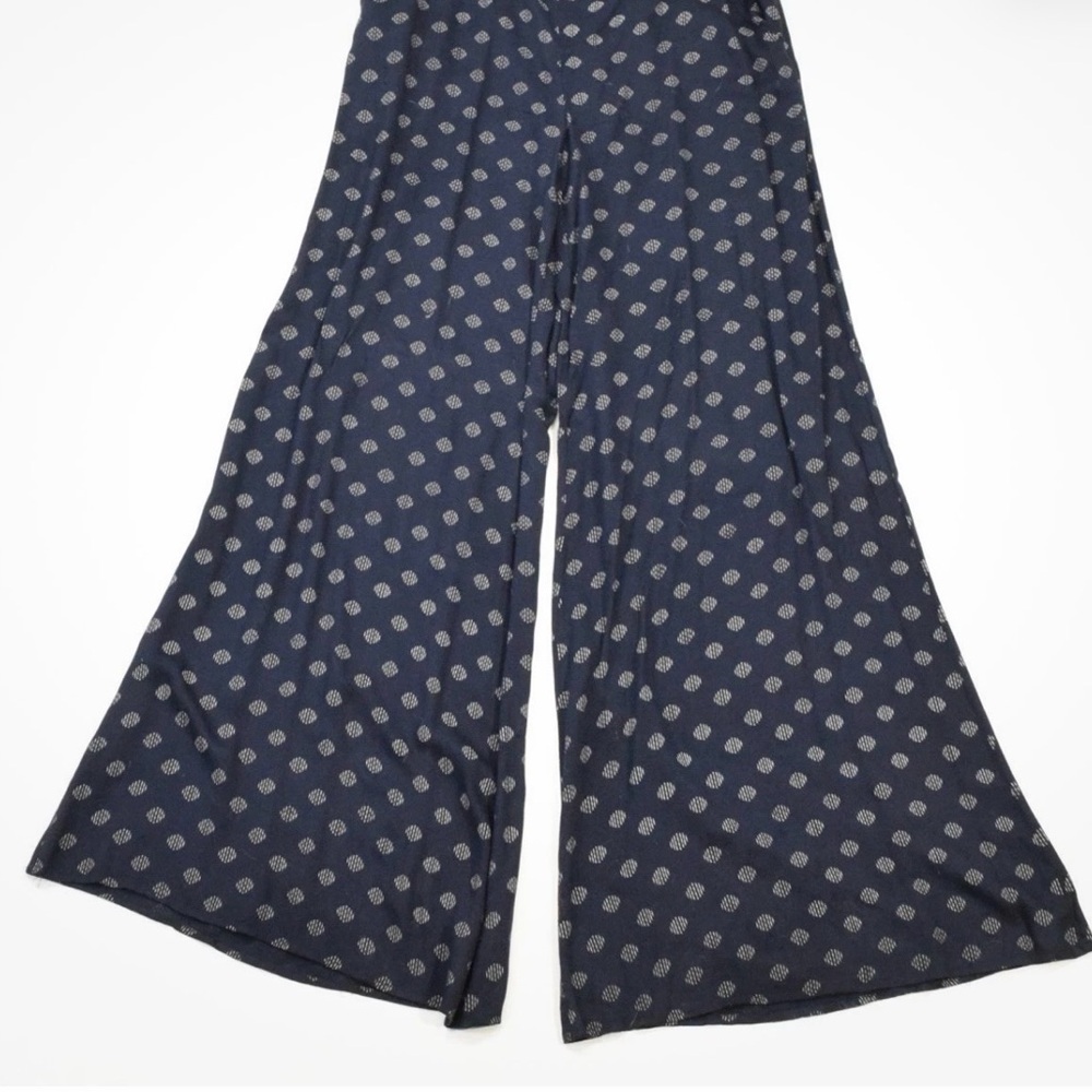 Cartonnier from Anthropology Navy Wide-Leg Polka Dot Pants